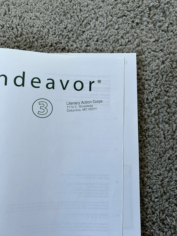 Endeavor 3 Set by New Readers Press, Student and Teacher's Guide New gallery