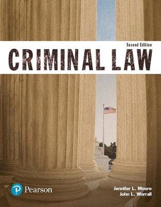 Criminal Law (justice Series) by Jennifer L. Moore (English) Paperback Book