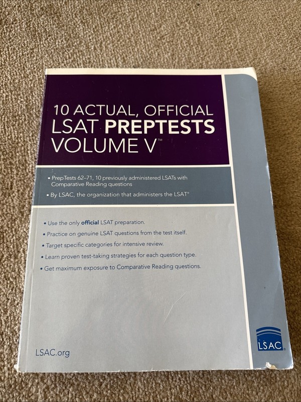 10 Actual, Official LSAT PrepTests Volume V : (PrepTests 62-71) (2014, Big Book)