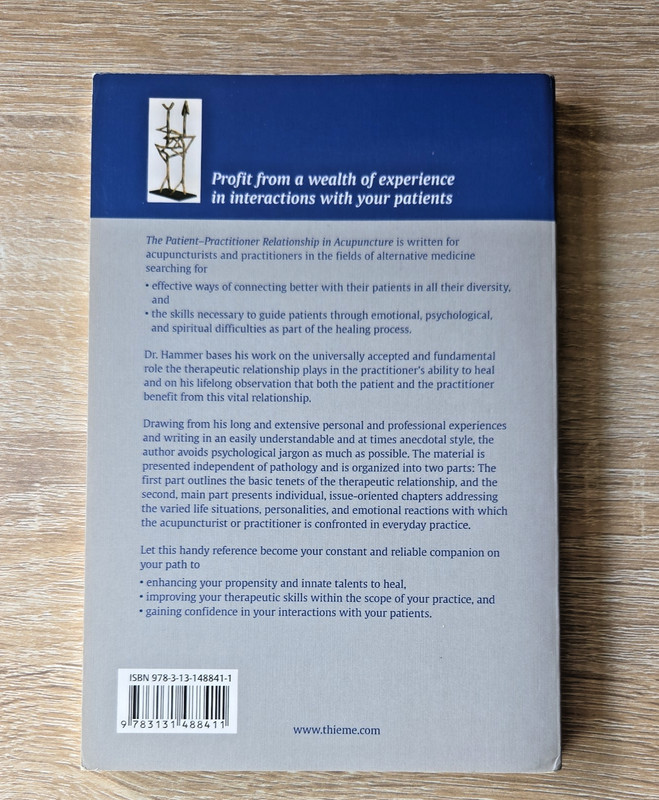 Patient-Practitioner Relationship in Acupuncture by Leon I. Hammer (2008, Trade gallery