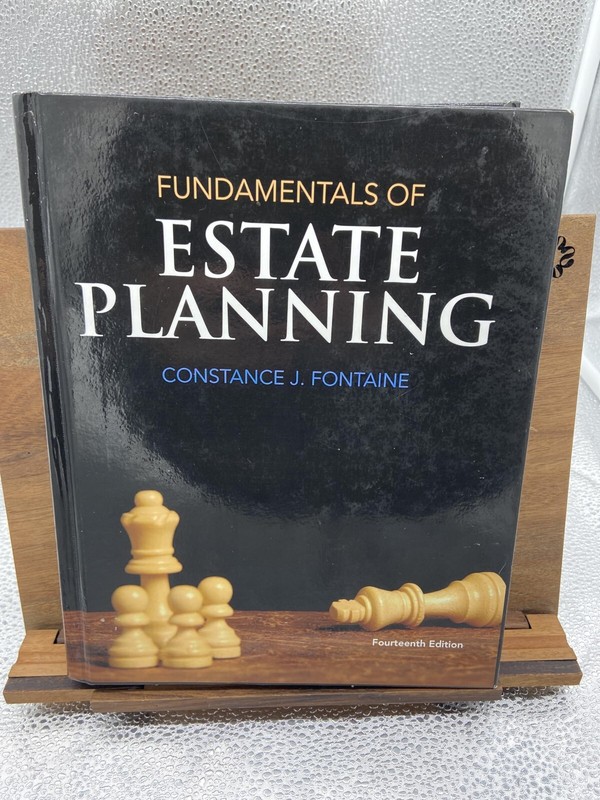 Fundamentals of Estate Planning [Hardcover] Constance J. Fontaine