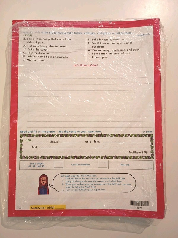 ACE English 6 Paces 1066-1072 + 4 Score Keys NEW Homeschool Curriculum Books gallery