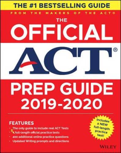 The Official ACT Prep Guide, (Book + Bonus Online Content) By ACT – ACCEPTABLE