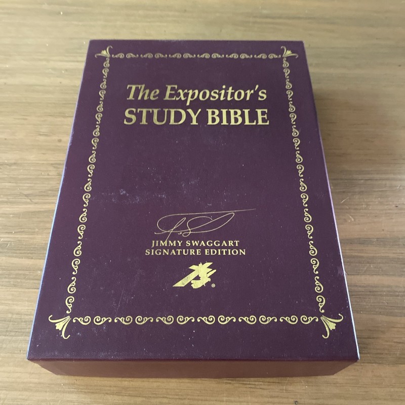 The Expositor’s Study Bible Jimmy Swaggart Signature Edition Leather [Signed]