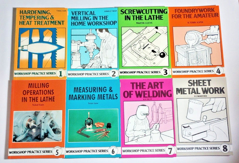 Metal Work WORKSHOP PRACTICE SERIES Books 1-8 Lot