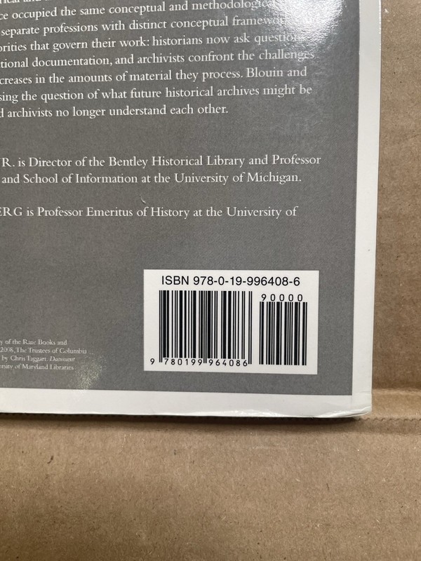 Processing the Past : Contesting Authority in History and the Archives, Paper... gallery