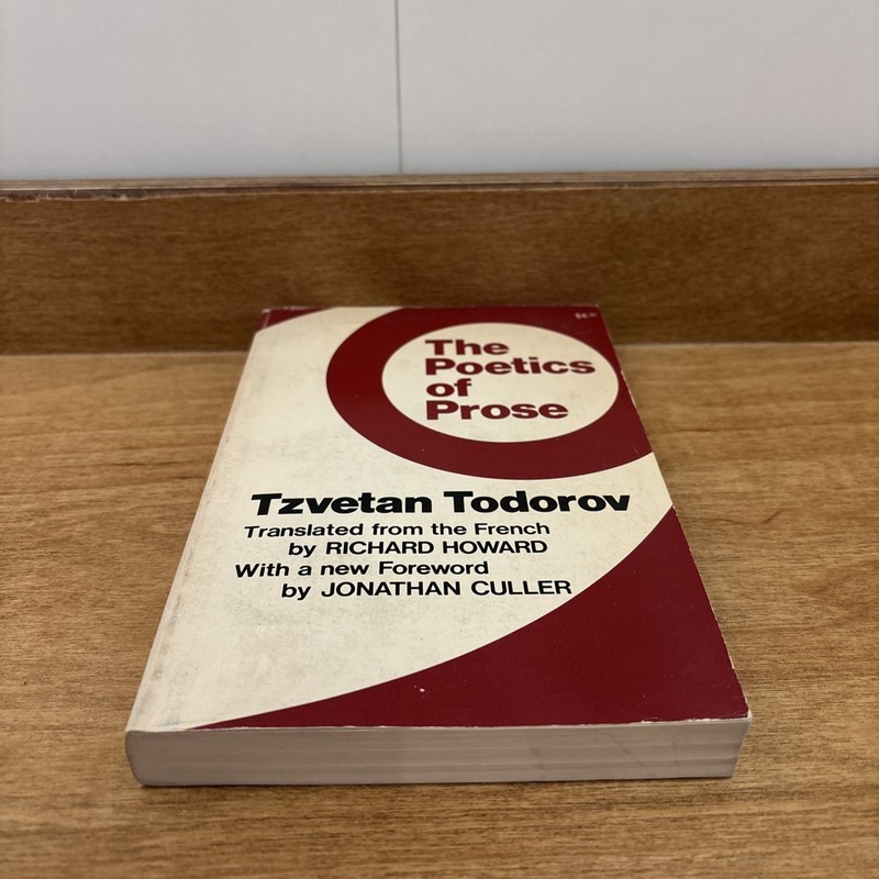 THE POETICS OF PROSE (ENGLISH AND FRENCH EDITION) By Tsvetan Todorov & Richard gallery