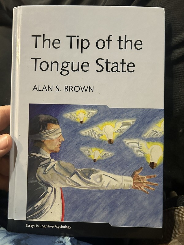 The Tip of the Tongue State Hardcover Alan S. Brown