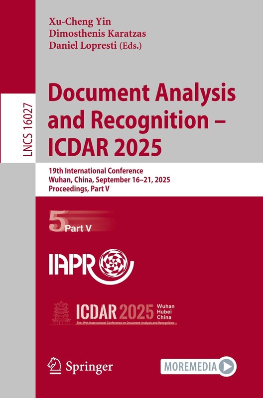 Document Analysis and Recognition ? ICDAR 2025: 19th International Conference, W