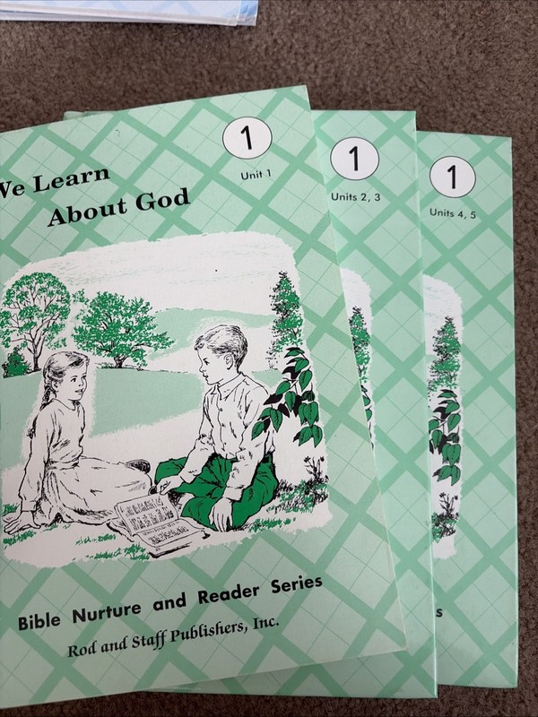 Rod and Staff Bible Nurture and Reader Series Grade 1 Teacher's Manual Workbook gallery