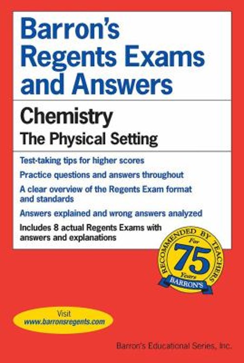 Regents Exams and Answers: Chemistry Paperback Albert Tarendash