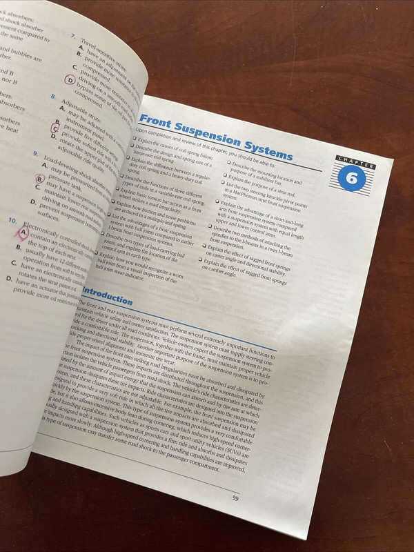 Automotive Suspension and Steering Systems by Don Knowles 3rd. edition; 2003 gallery
