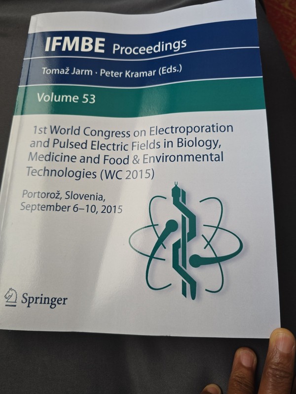 1st World Congress on Electroporation and Pulsed Electric Fie... - 9789812878168