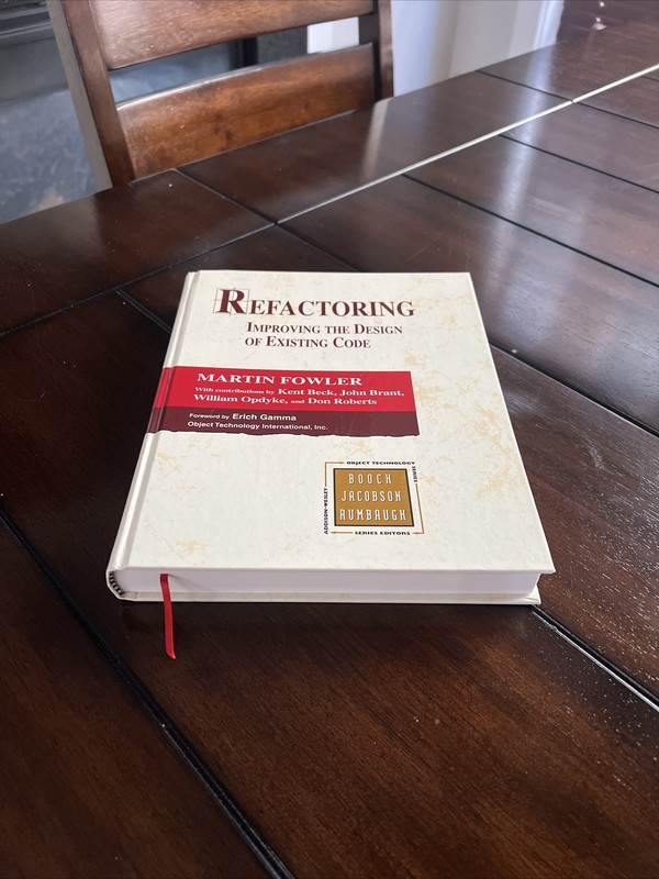 Refactoring: Improving the Design of Existing Code Martin Fowler, Kent Beck, Jo
