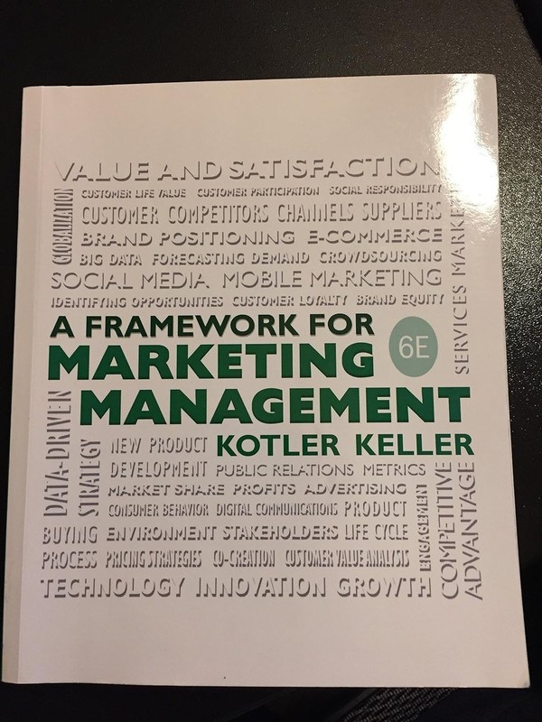 Framework for Marketing Management by Philip. Kotler 2002, Trade PB free ship
