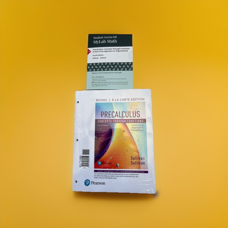 Precalculus: Concepts Through Functions, – Loose Leaf, by Sullivan Michael – New