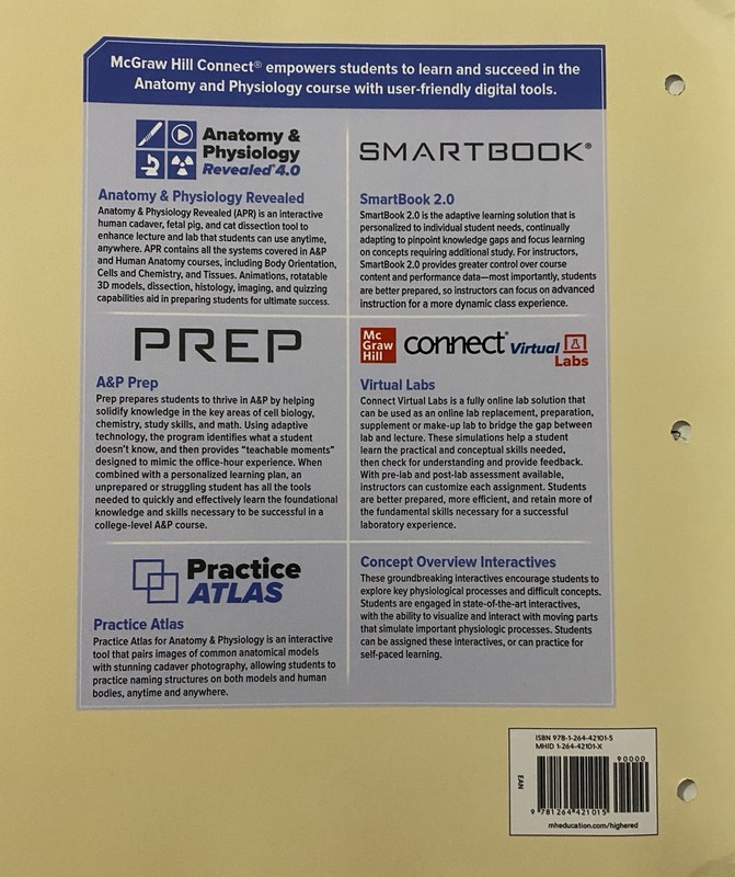 Seeley's Anatomy & Physiology Thirteenth Edition Loose-leaf VanPutte Regan McGr… gallery
