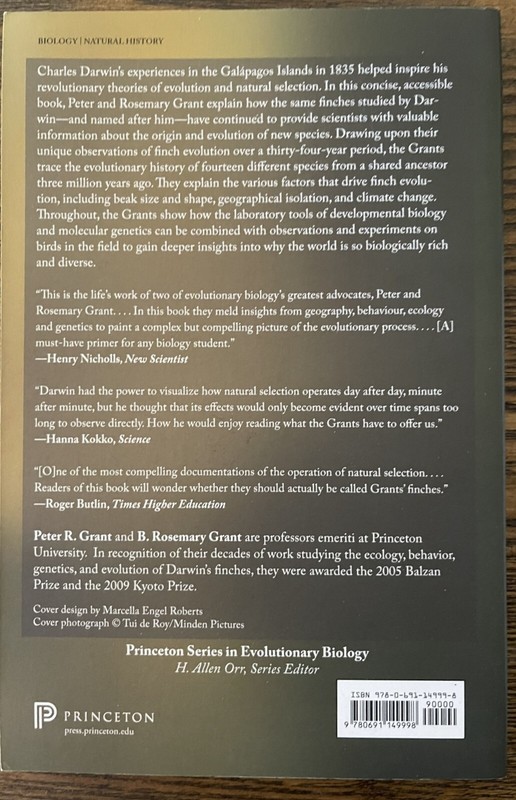 How and Why Species Multiply: The Radiation of Darwin's Finches Peter R Grant VG gallery