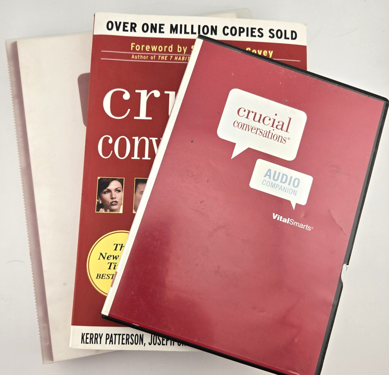 Crucial Conversations Set of 3 (CDs, Book & Toolkit) 2012 Tools for Talking