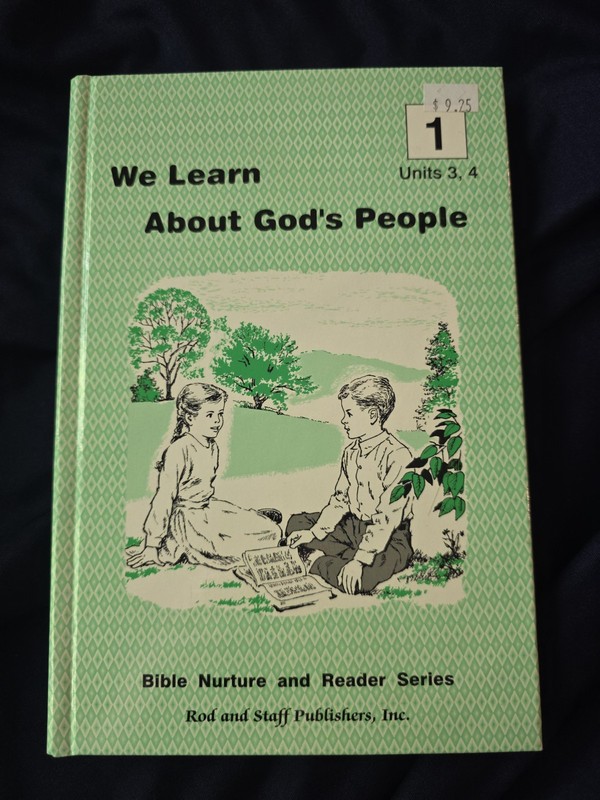 We Learn About God’s People – Rod And Staff – 1st Grade Reader Hardback