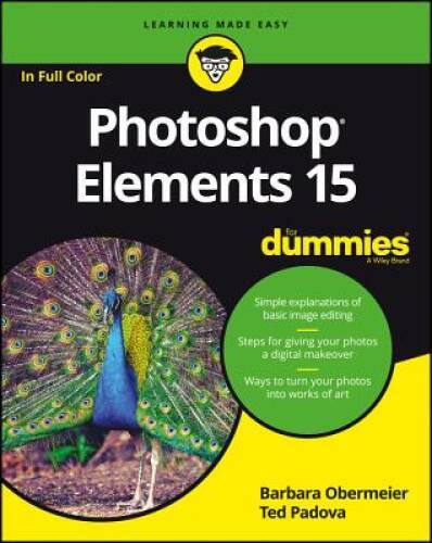 Photoshop Elements 15 For Dummies – Paperback By Obermeier, Barbara – VERY GOOD