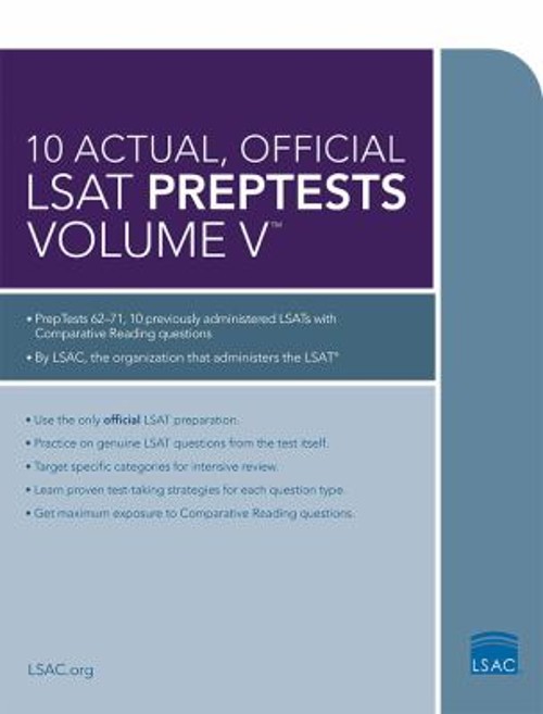 10 Actual, Official LSAT PrepTests Volume V : PrepTests 62-71 Boa