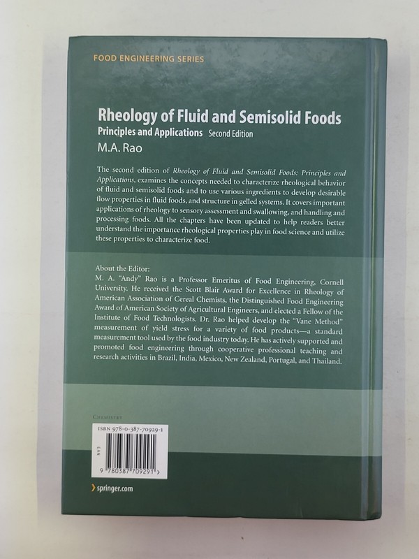 Food Engineering: Rheology of Fluid, Semisolid, and Solid Foods : Principles... gallery