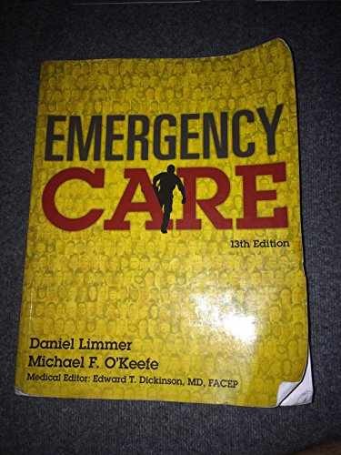 Emergency Care (EMT) – Paperback, by Limmer EMT-P Daniel; O’Keefe – Very Good j