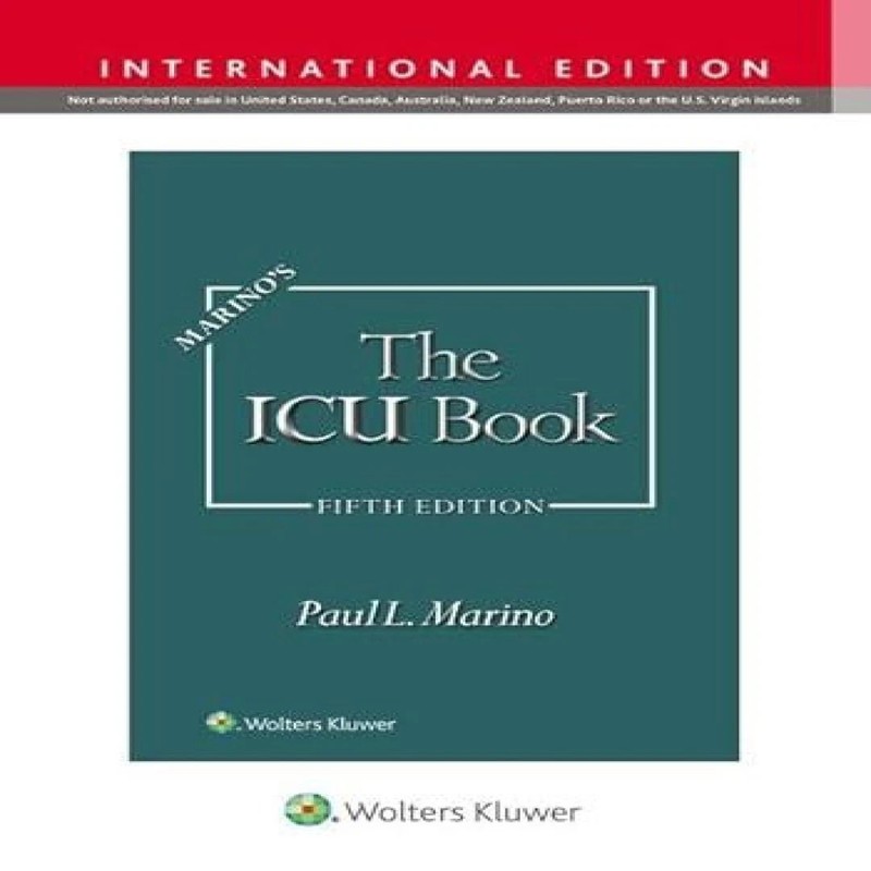 Marino’s The ICU Book by Paul L. Marino Paperback Book IE