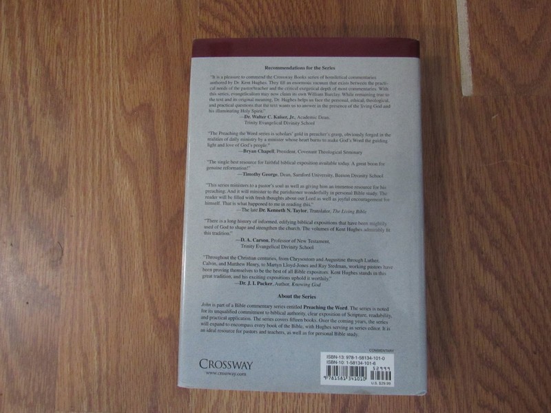 John: That You May Believe (Preaching the Word) By R Kent Hughes HBDJ NICE! gallery