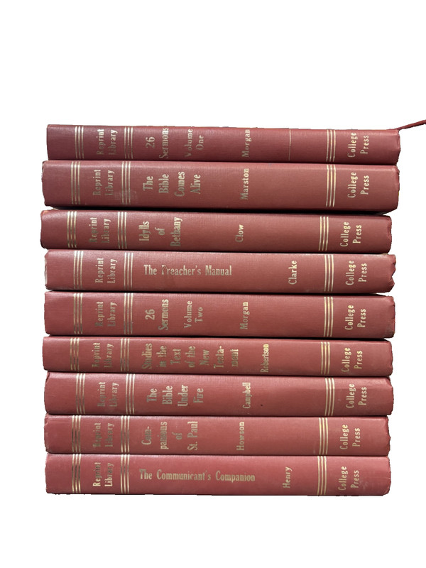 Evangelical Reprint Library Lot of 9 Books – College Press, Joplin, Missouri