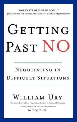 Getting Past No: Negotiating in Difficult Situations – Paperback – ACCEPTABLE