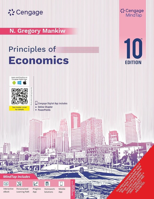 4-7DAYS DELIVERY- Principles of Economics by N. Mankiw, 10TH INTERNATIONAL ED.