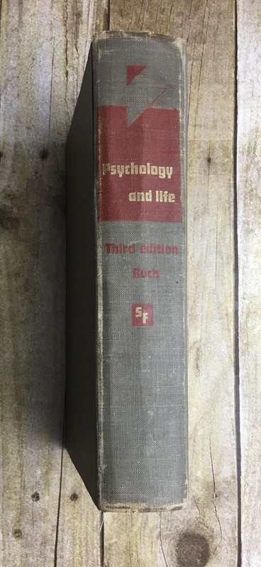 PSYCHOLOGY and LIFE 3rd Ed. Floyd Ruch HB Text Book 1948 Illustrated 782 pages. gallery