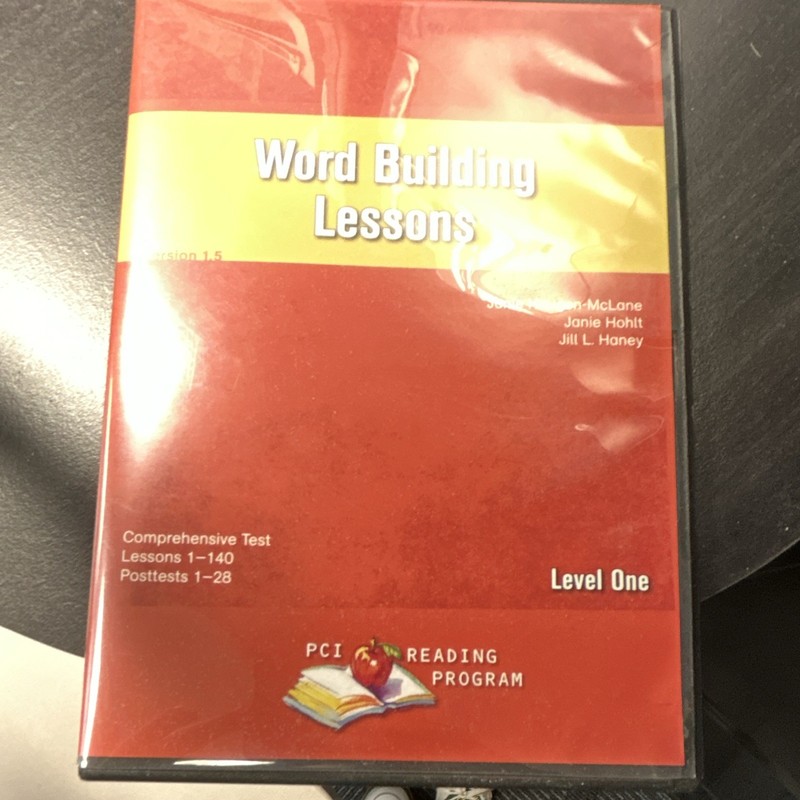 PCI Reading Program Word Building Lessons Level One Audio CD