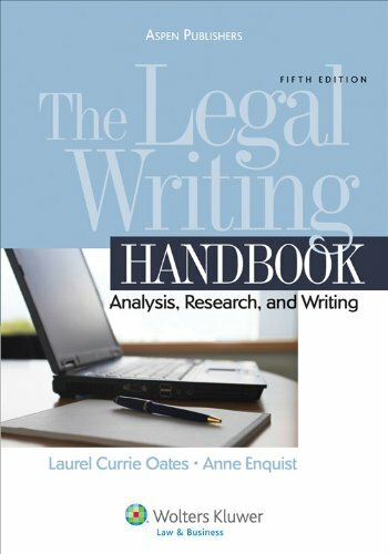 The Legal Writing Handbook by Laurel Currie Oates