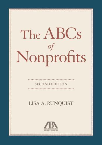 The ABCs of Nonprofits, Second Edition Paperback Lisa A. Runquist