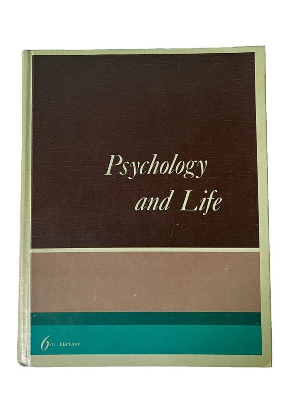 Psychology and Life 6th Edition Hardcover 1963 Book Floyd L. Ruch gallery