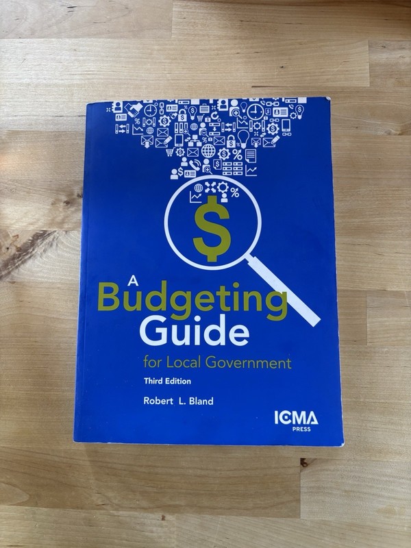A Budgeting Guide for Local Government Third Edition
