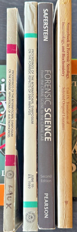 Forensic Science Lot FBI DNA & Electrophoresis Proceedings + Saferstein + NIJ gallery