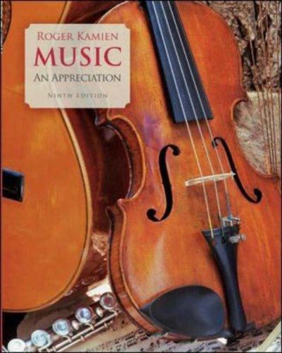 Music: An Appreciation – Roger Kamien, 0073526568, hardcover, new