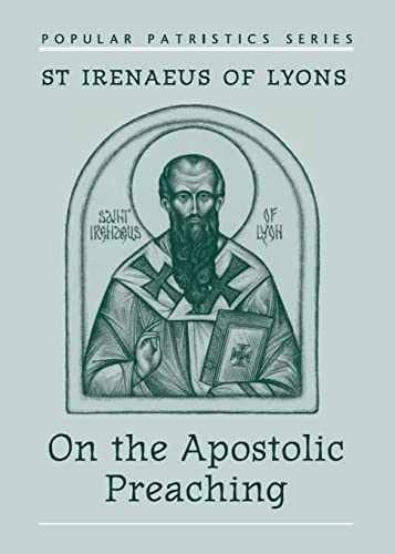 St. Irenaeus of Lyons: On the – Paperback, by St Irenaeus of – Very Good