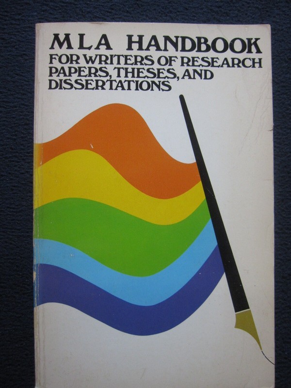 MLA Handbook for Writers of Research Papers, Theses, and Dissertations Gibaldi..