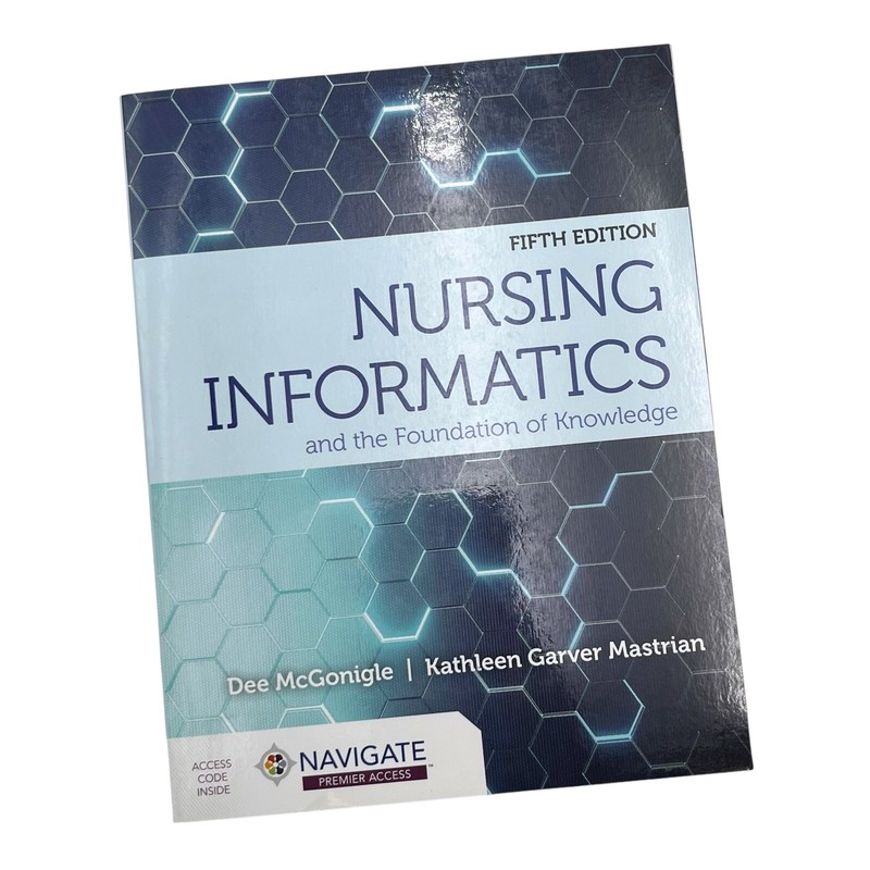 Nursing Informatics … Mastrian Like New Medical Text Textbook Medicine With Code