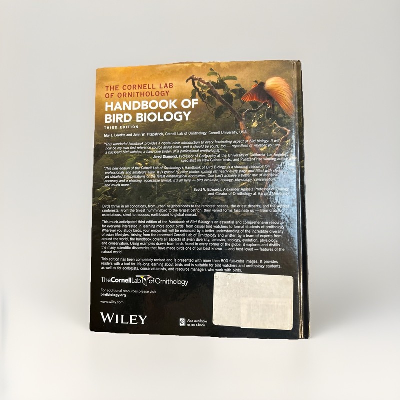 Handbook of Bird Biology 3rd Edition Cornell Lab Ornithology Wiley Hardcover gallery