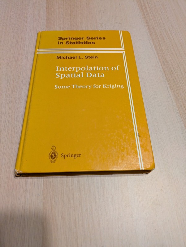 Springer Series in Statistics Ser.: Interpolation of Spatial Data : Some Theory