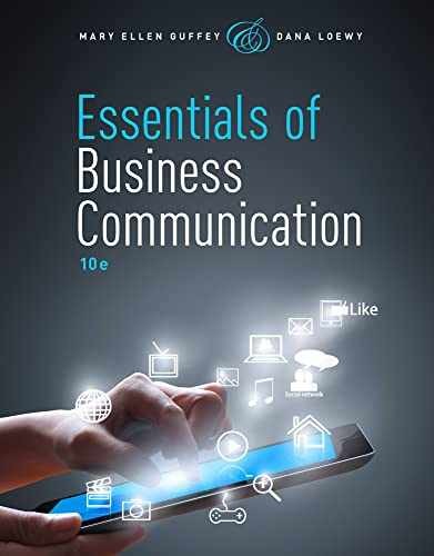 Essentials of Business – Paperback, by Guffey Mary Ellen; – Acceptable g