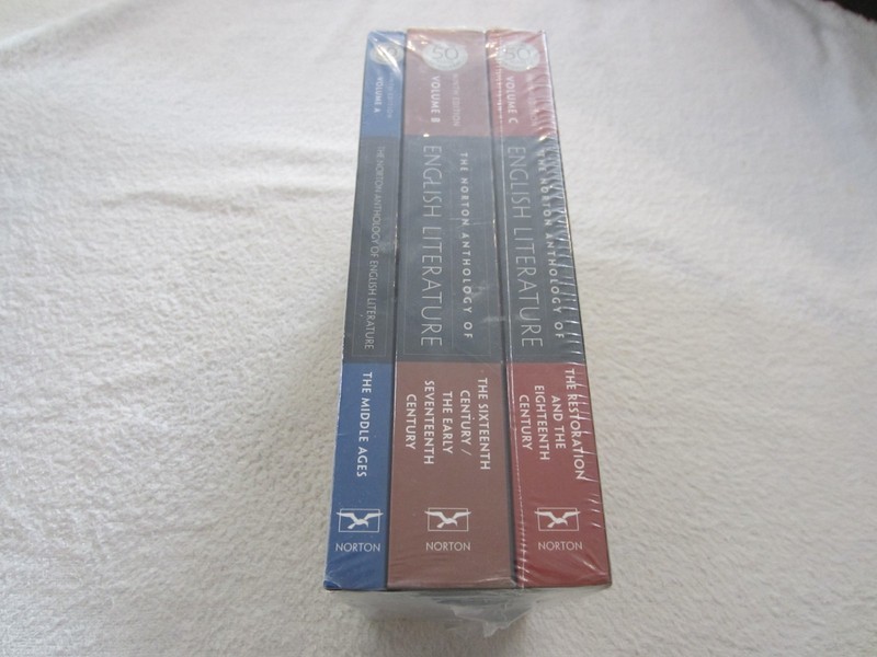 The Norton Anthology of English Literature 9th Edition 3 Book Set SEALED NEW