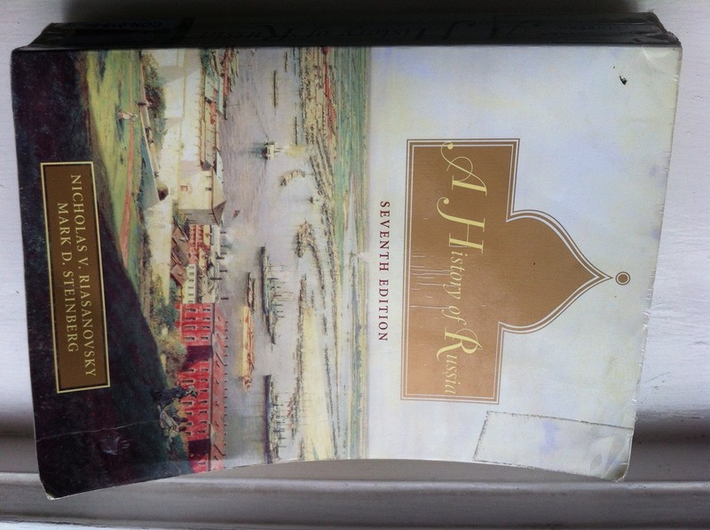 A History of Russia – paperback Riasanovsky, Nicholas V.|Steinberg, Mark