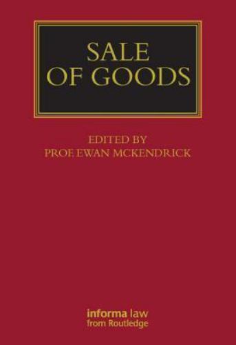 Sale of Goods, Hardcover by Mckendrick, Like New Used, Free shipping in the US